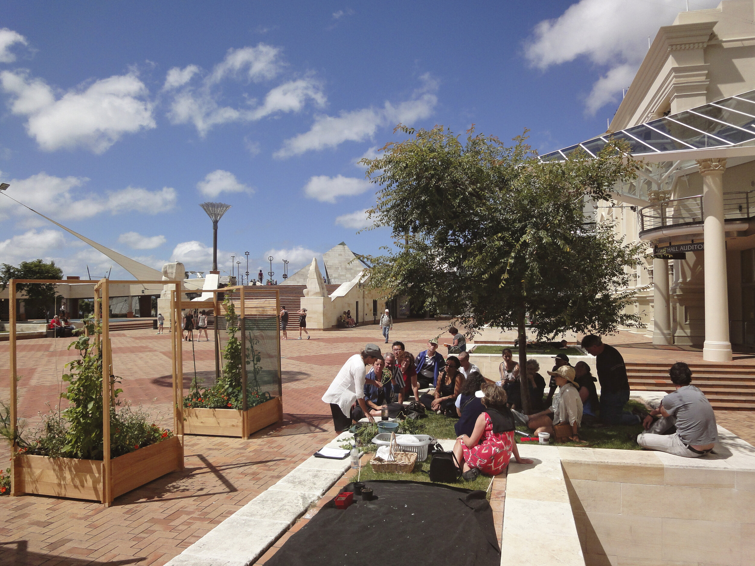Pop-up Garden, 2012. Photo - Amanda Yates