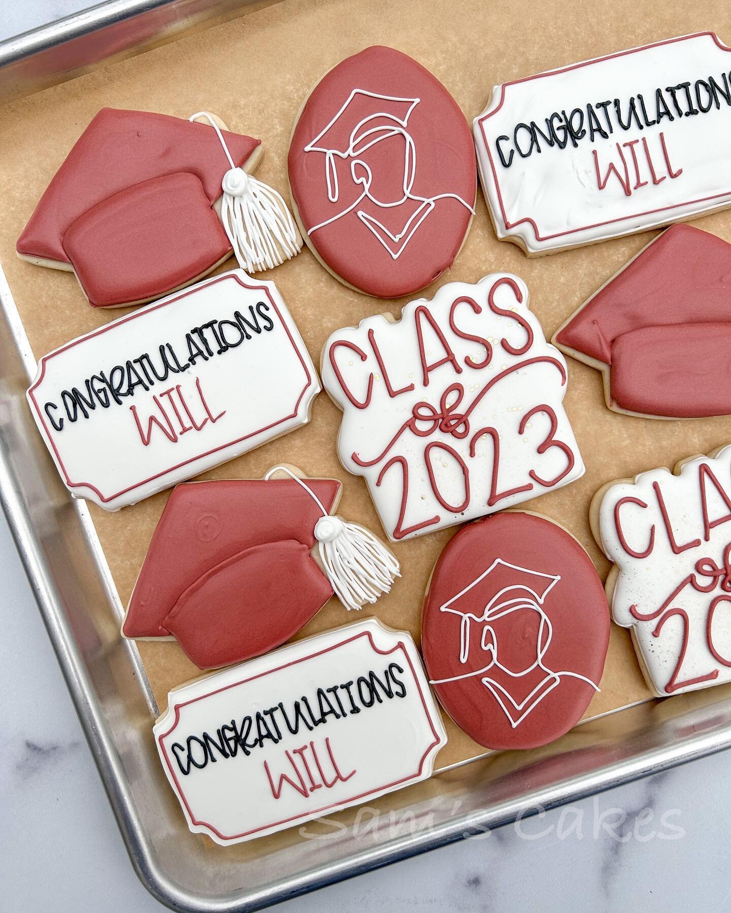 Happy graduation season!!
.
.
#samscakes #gradszn #sjci #2023 #2023grad #supportlocal #cookies #sugarcookies #cookiesofinstagram #buffalo