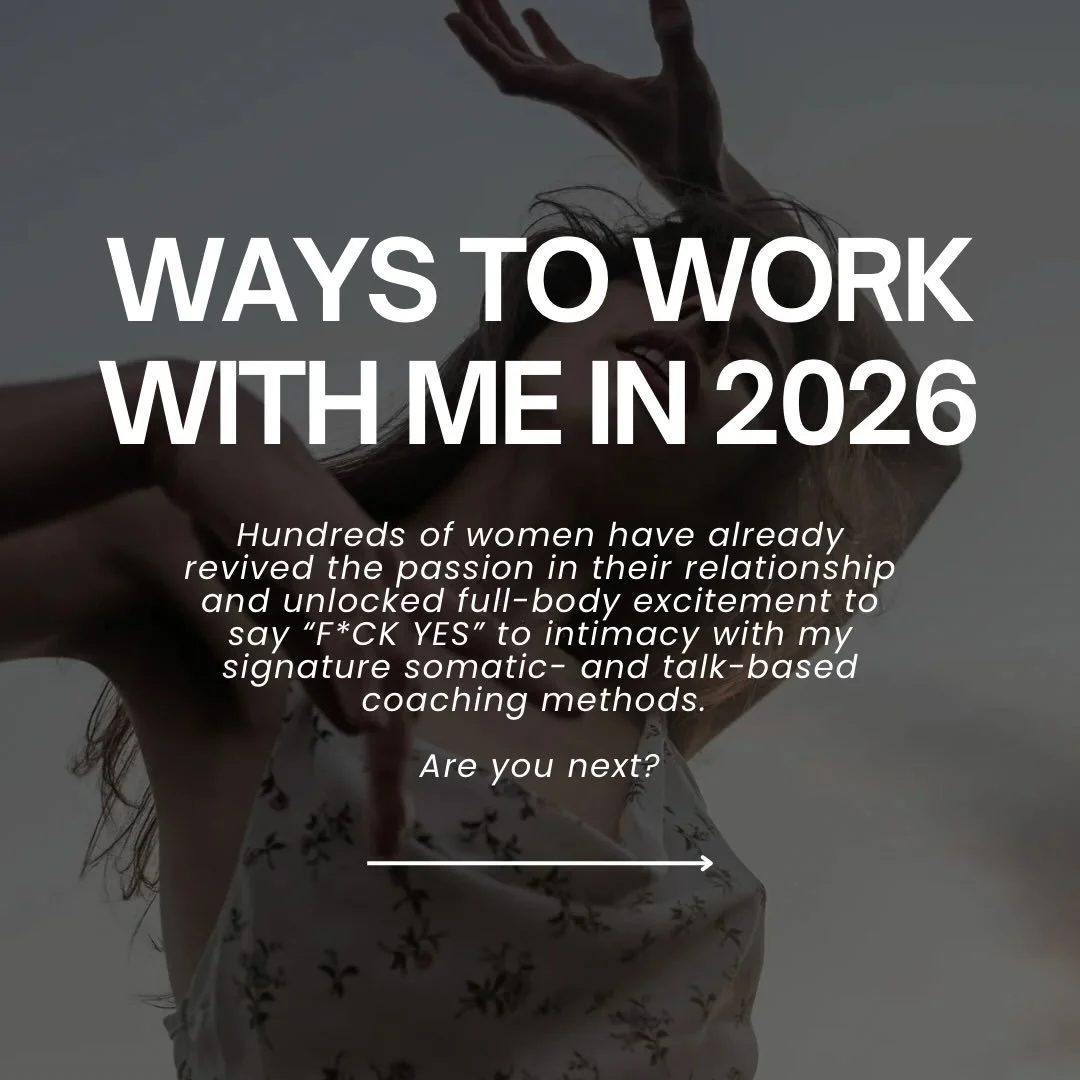 Because I know you&rsquo;re ready for more this year. 

More passion. More love. More confidence. More 💦💦💦. 

DM me &ldquo;COACHING&rdquo; to start creating your dream intimate life today by booking in your first session.
