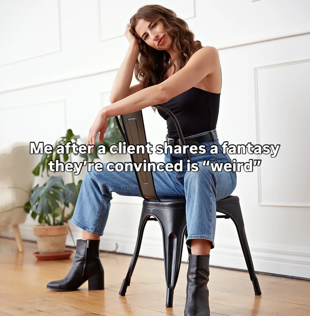 Trust me when I say, I&rsquo;ve heard it ALL before. 

That&rsquo;s just part of the job description of a spicy coach who helps women live their most desire-filled life 🤷&zwj;♀️

There will never be any judgement from me. No matter what language you