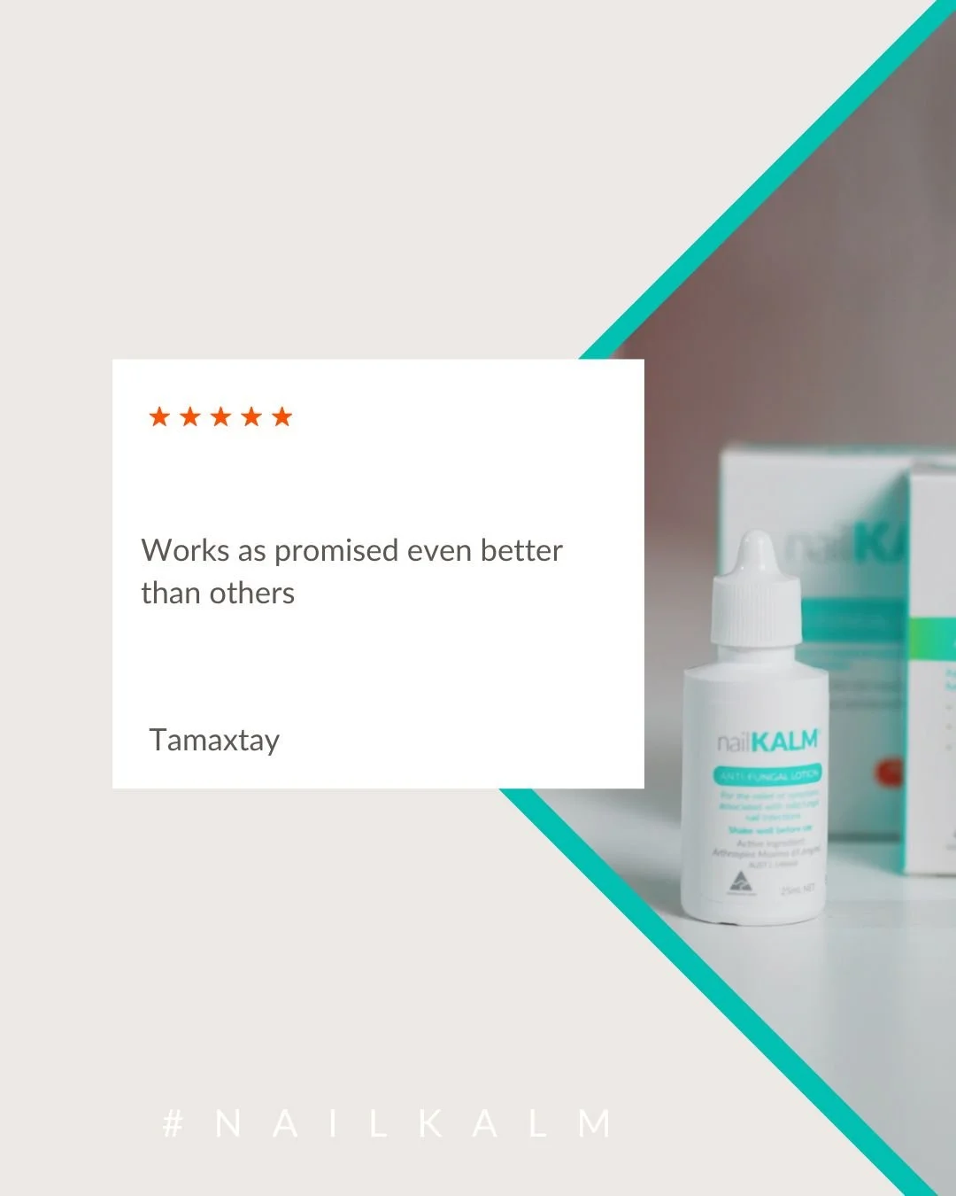 📣 What is being said about #nailKALM.....

"Works as promised even better than others"

For more reviews of nailKALM head to our Highlights or share with us your review of nailKALM via DM including any before and after pictures ➡️

#review
