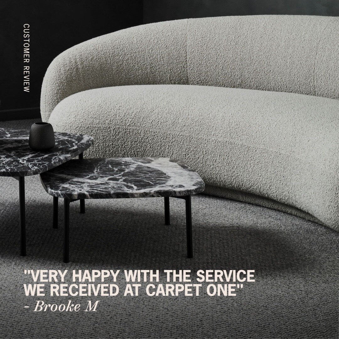 Another happy customer ⭐️⭐️⭐️⭐️⭐️

From Brooke M:
&quot;Wes was so helpful when we visited the show room. He was able to show us different carpets that were going to be best suited to our lifestyle (2 kids, a baby on the way and two big dogs). Commun