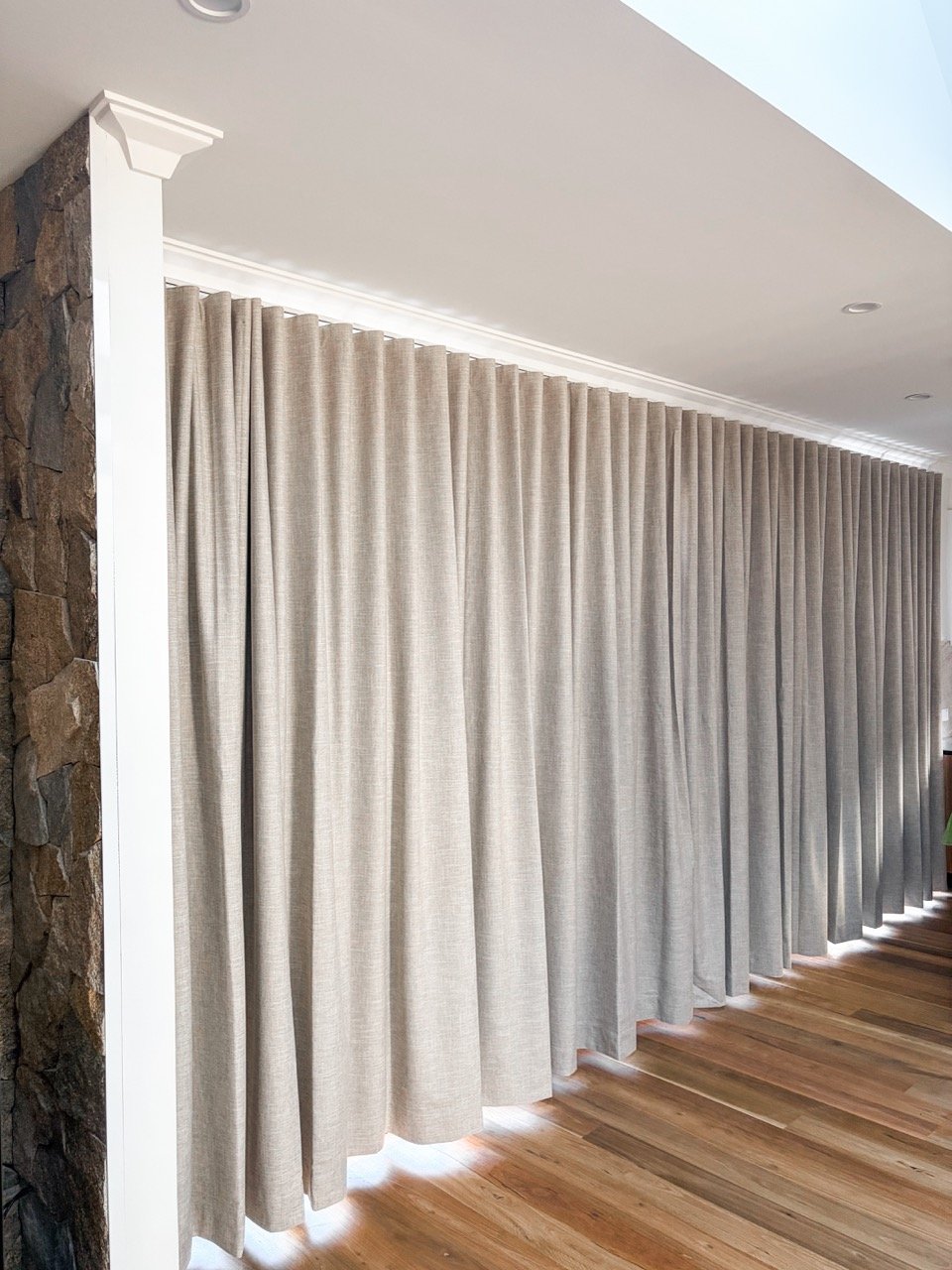 Blockout Curtains - Fabric 'Weylands', Colour 'Linen'