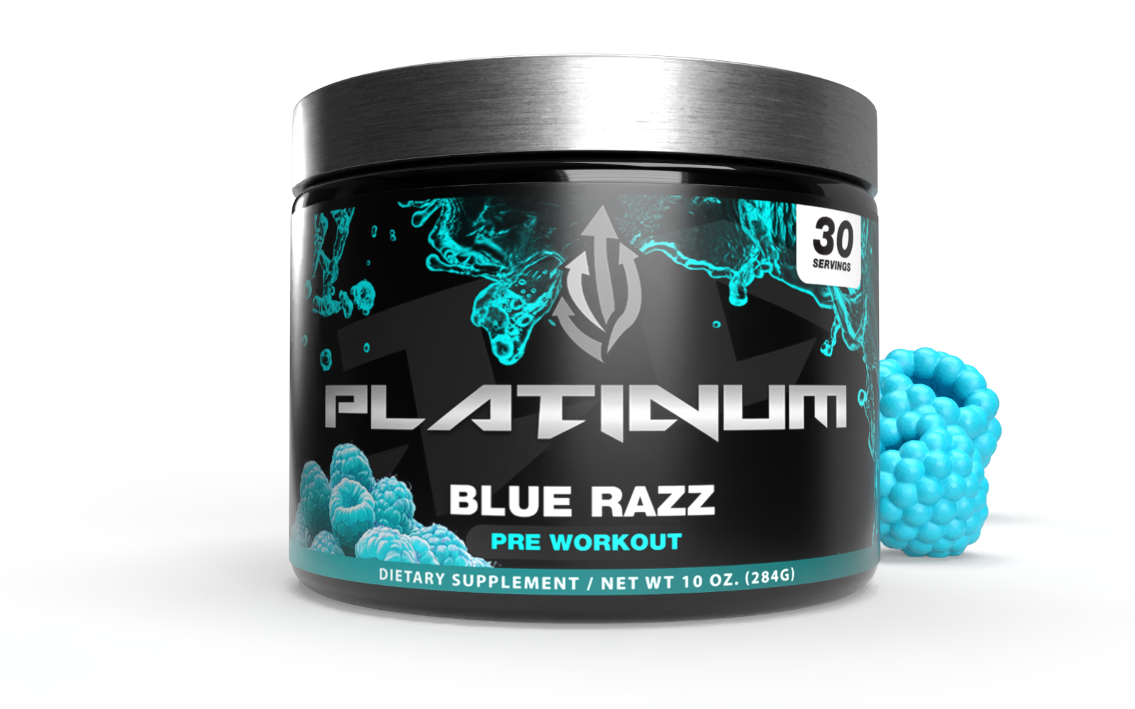 PLATINUM- Blue Razz (Pre-Workout)