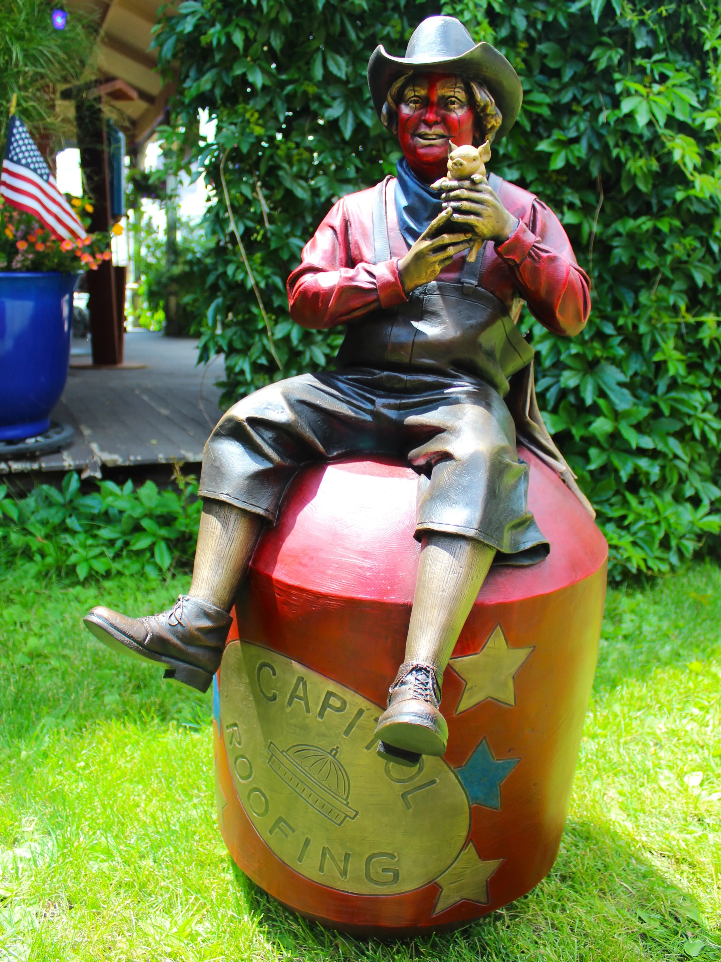 bronze sculptor historical figure commission civic community public Qual Dobbs