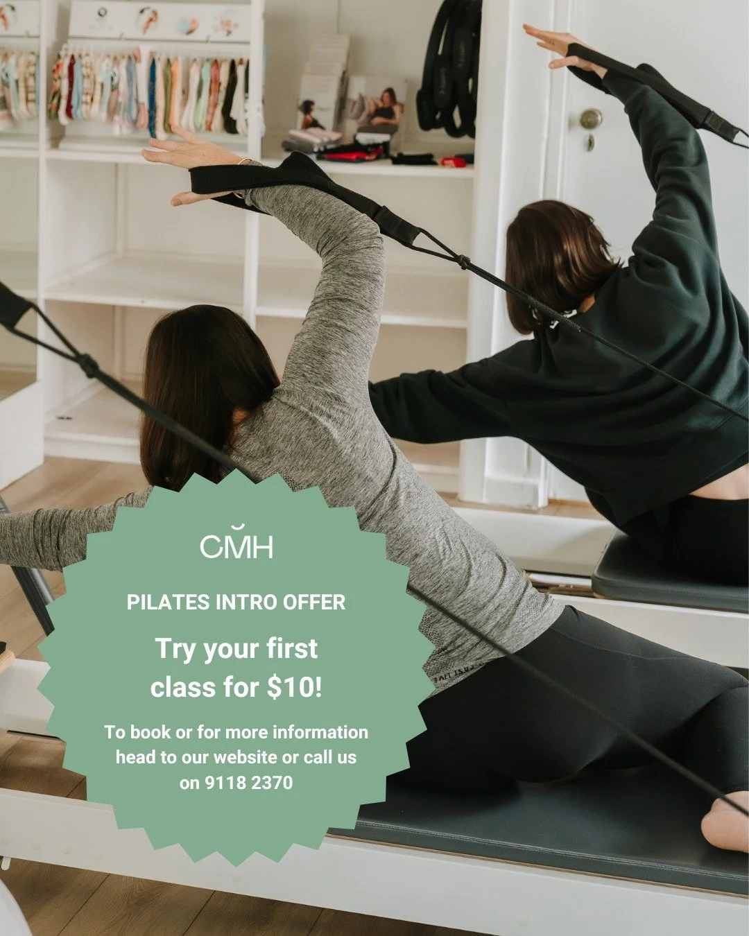 New to Pilates at Collective Motion?

Jump in with our Intro Offer &mdash; your first class for just $10! 🎉 Whether you&rsquo;re curious, returning, or ready to commit to movement that feels good, this is your sign to start today.