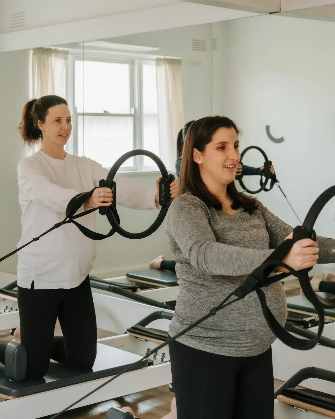 Pregnancy is a journey - your movement should feel empowering, not exhausting. 🤰

Our Pregnancy Pilates classes are safe, supportive, and tailored to your changing body. Strengthen your core, ease tension, and connect with other mamas-to-be in a nur