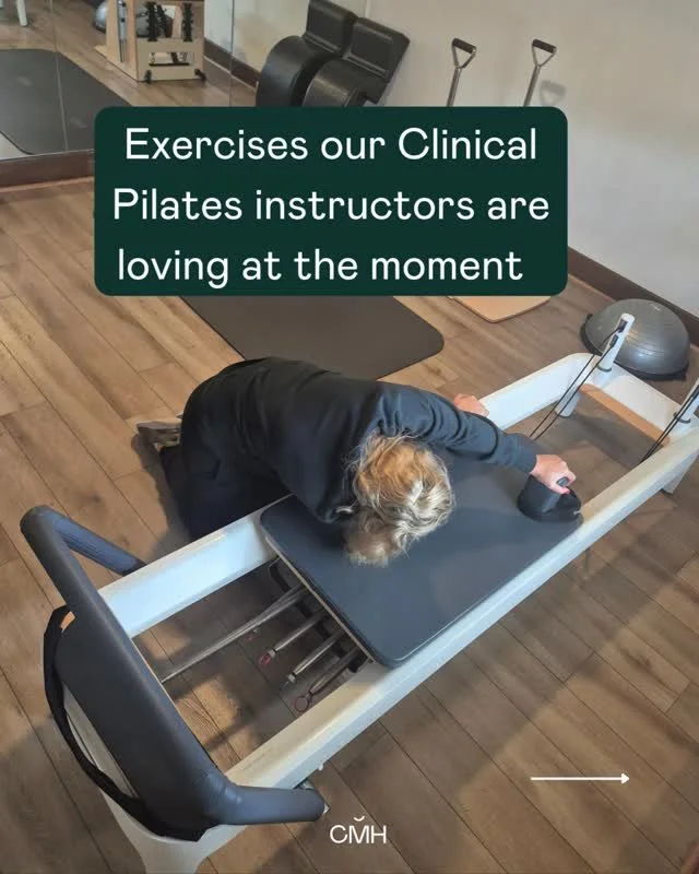 Some exercises we are loving at the moment!

Our Clinical Pilates classes, taught by our osteos and physio, are tailored to your specific needs. If you're looking for personalised care, we are here to help 💚