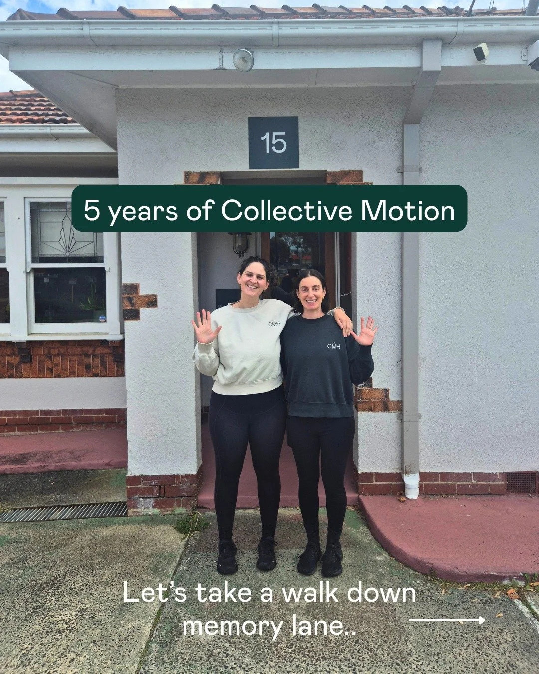 💚🥳 5 years of Collective Motion!! 🥳💚

We can't quite believe it's been a whole 5 years since we opened the doors at CMH!

We had a vision for what we wanted to build and even though it felt ambitious at the time, all of our expectations have been