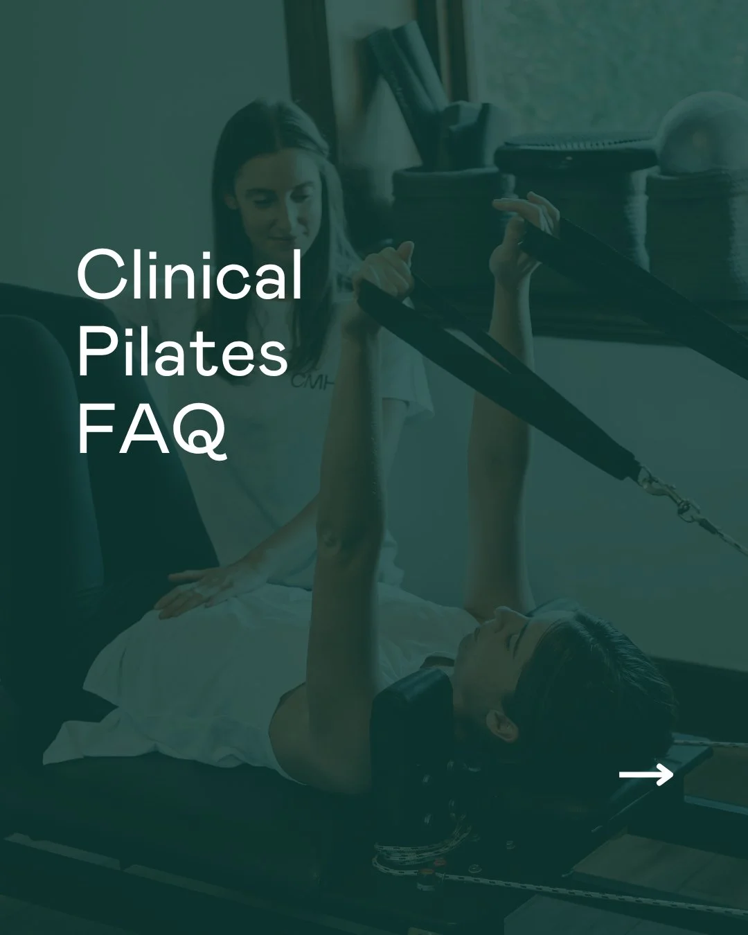 If you've been thinking about starting Clinical Pilates at CMH but have had some questions, hopefully these can help!

We love our Clinical Pilates classes and believe they are beneficial to anyone and everyone. Whether you're a beginner, looking for