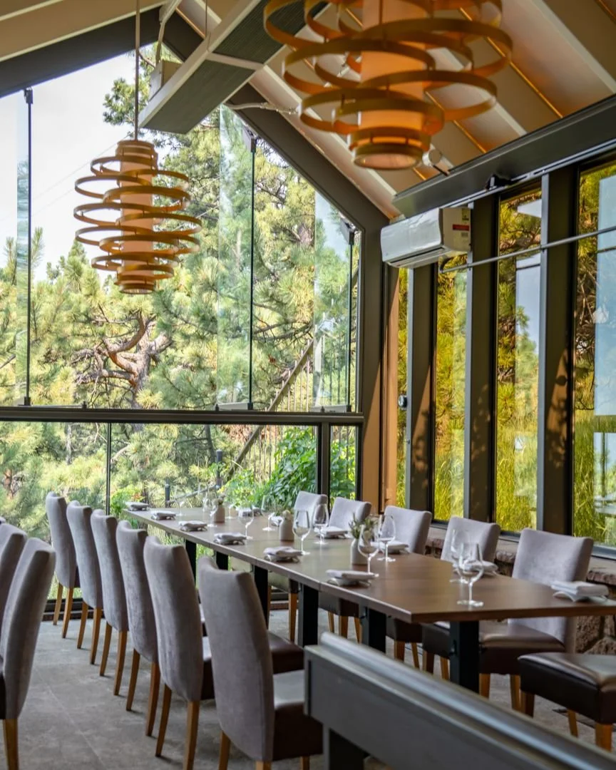 Flagstaff House banquet table setting