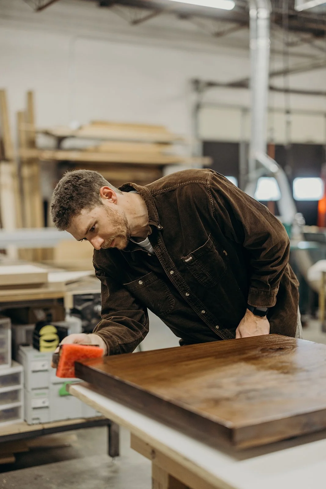 Finishing walnut with hardwax oil