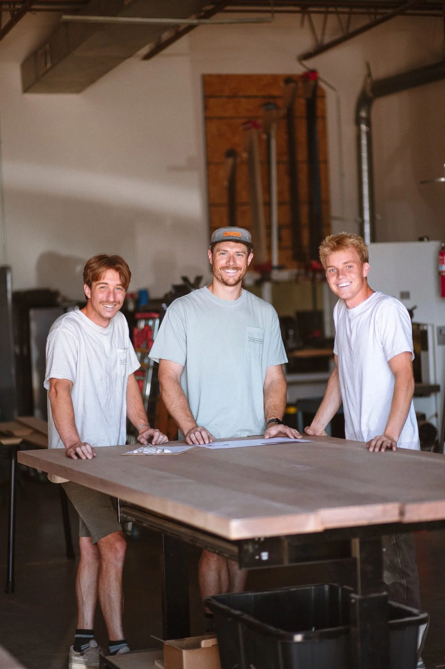 Dust & Spark team in the studio