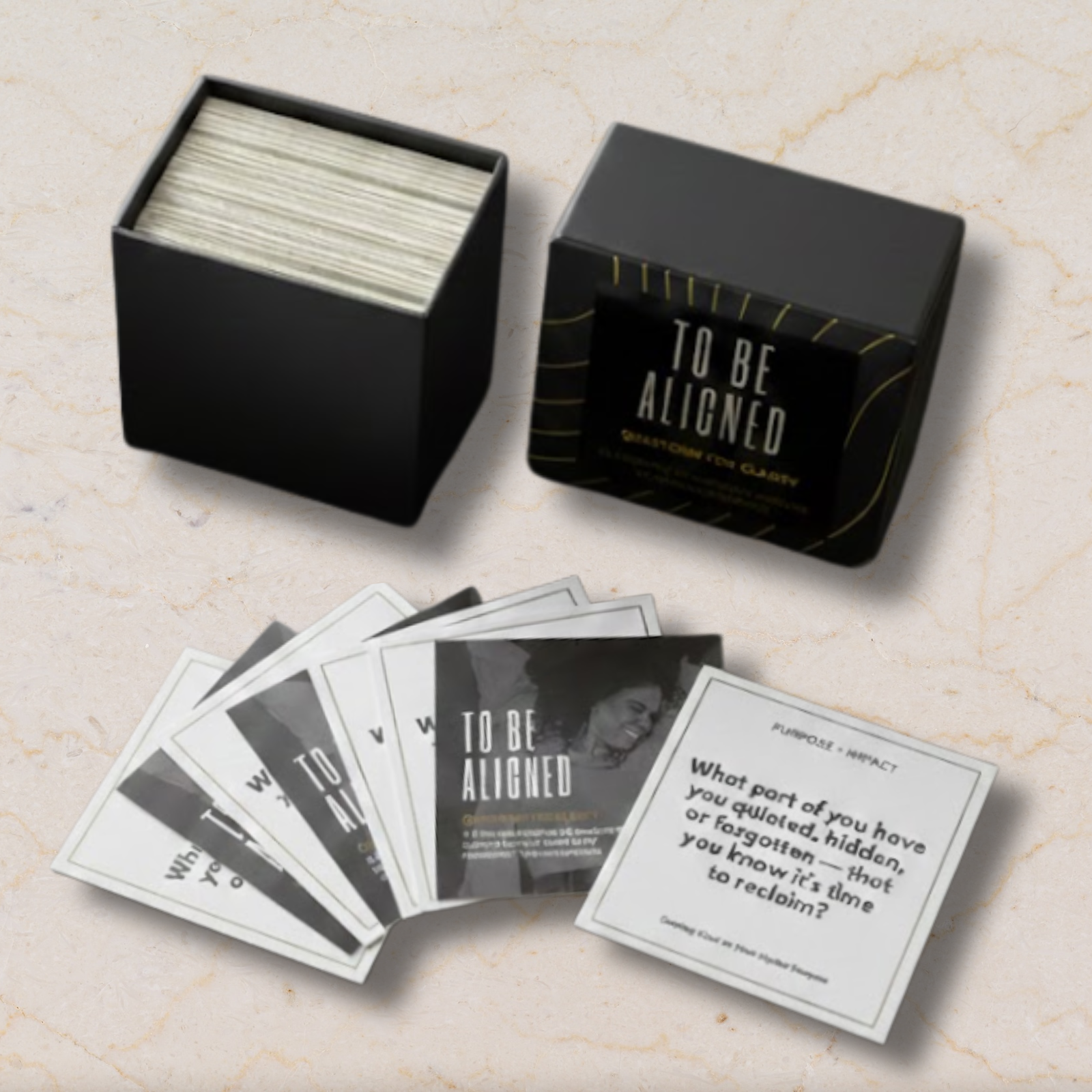 To Be Aligned Card Deck