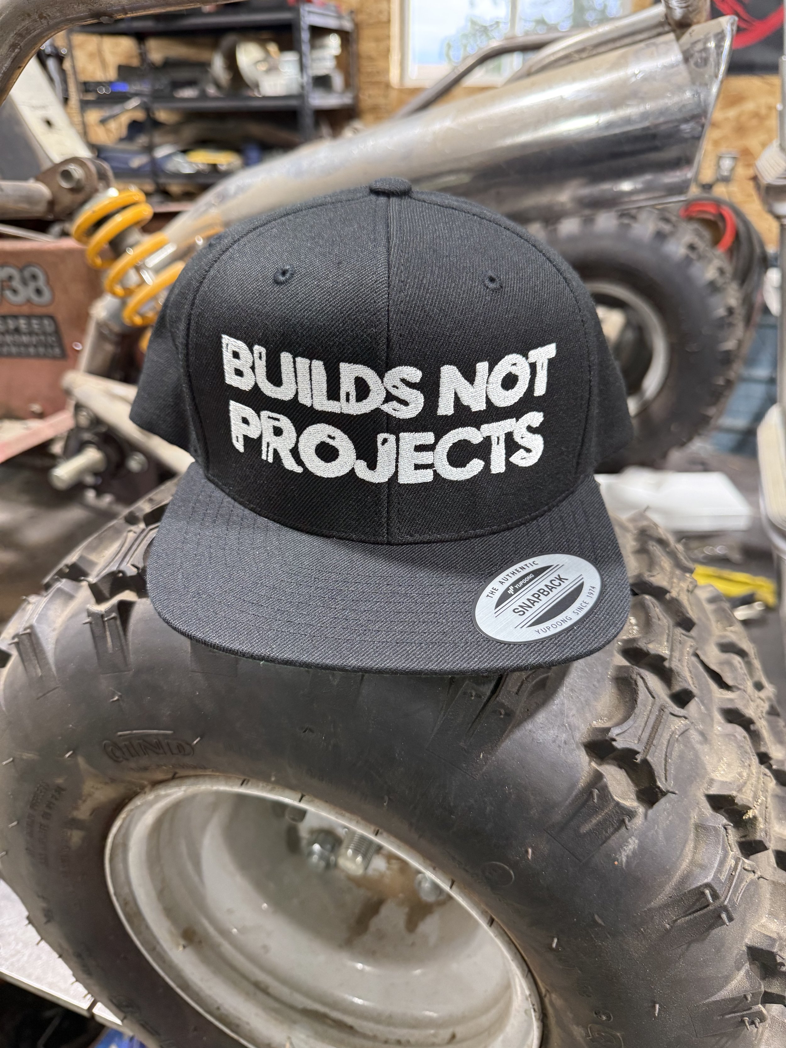 Builds Not Projects Snapback | Yupoong 6089M