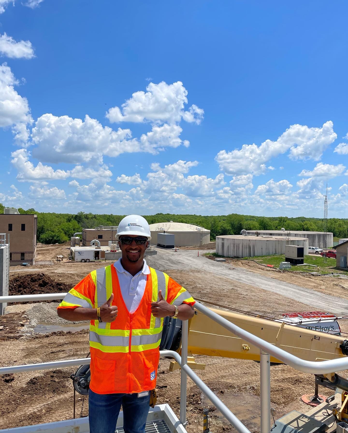 Bro. Ronell Jones II is interning with Burns &amp; McDonnell Engineering, in their Water Global Practice. He is splitting time between Municipal and Industrial Water, working with water treatment facilities throughout the Midwest! #OnwardAndUpward🤙?
