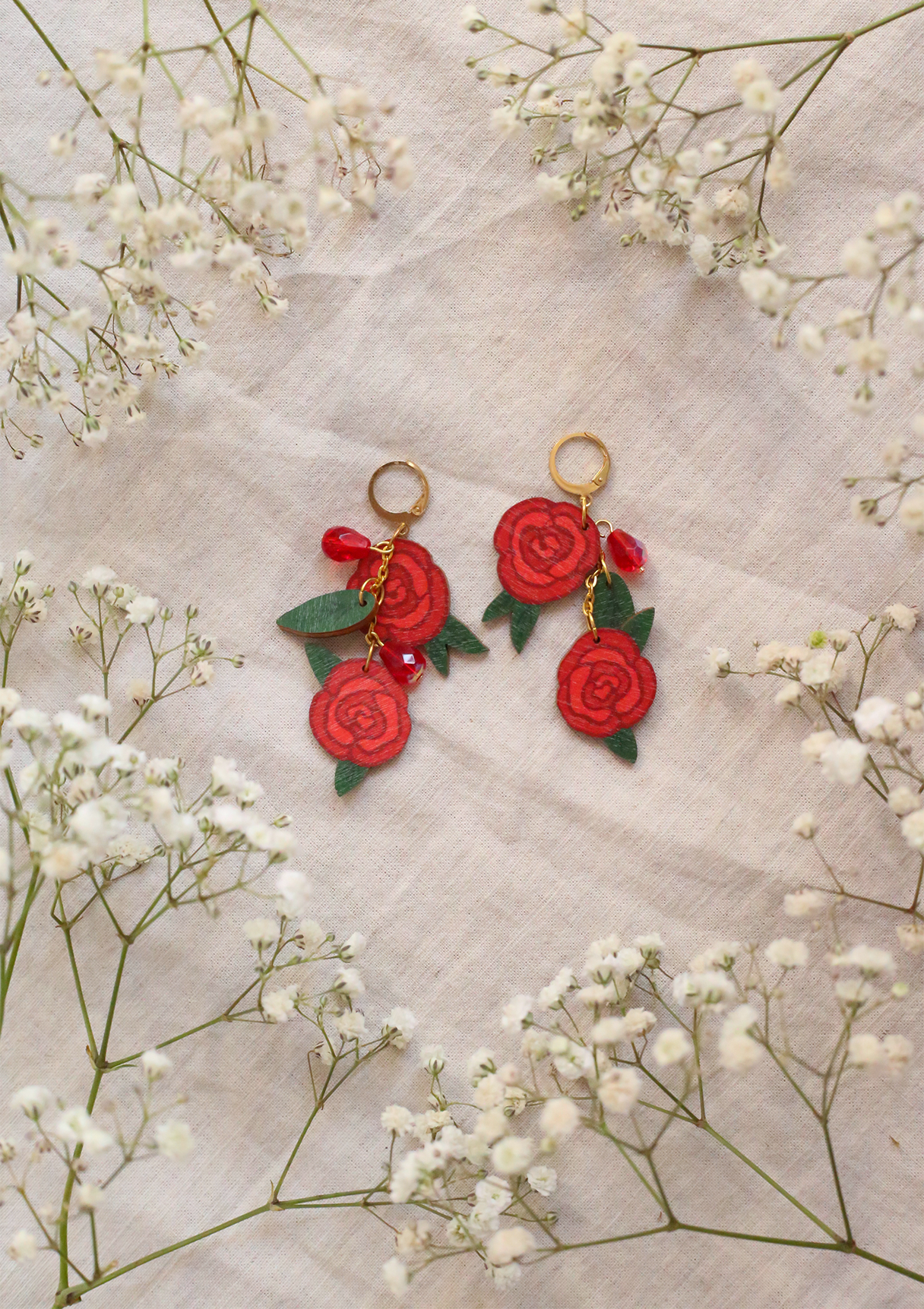 Rose Garden earrings