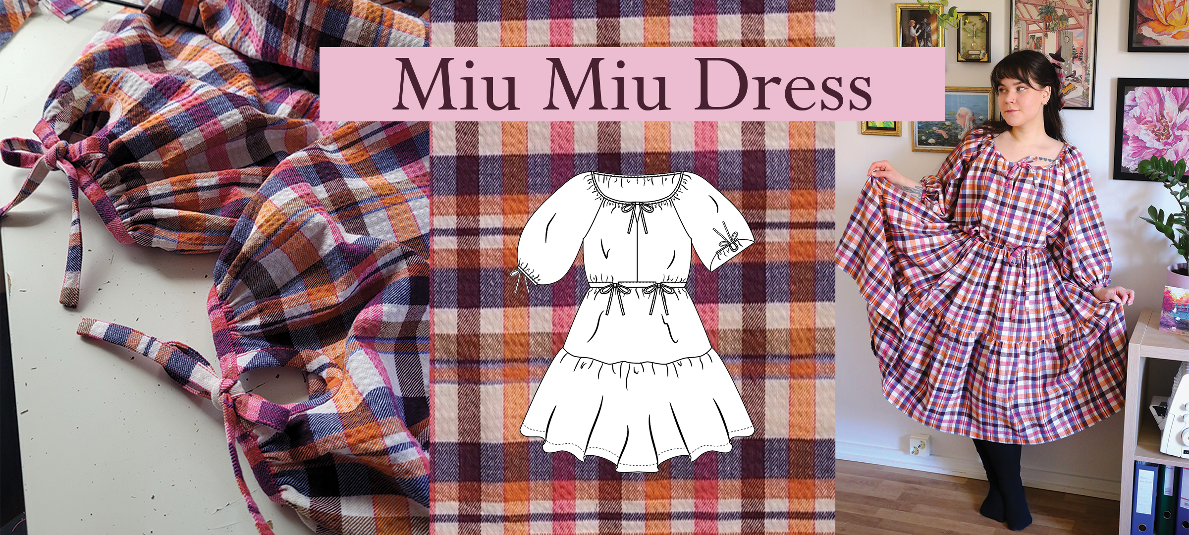 Miun Miu Dress Pattern  Atelier Pinja Wlkky