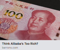 Think Alibaba’s Too Rich?