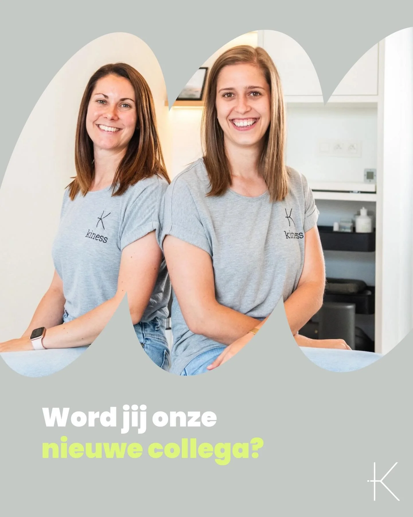 Vacature te Roeselare - Kiness zoekt versterking!

Voor 2 fulltime zwangerschapsvervangingen (juli 2026 - januari 2027 en september 2026 - februari 2027) zoeken we 2 gedeconventioneerde collega&rsquo;s om ons team te versterken! Blijvende samenwerkin
