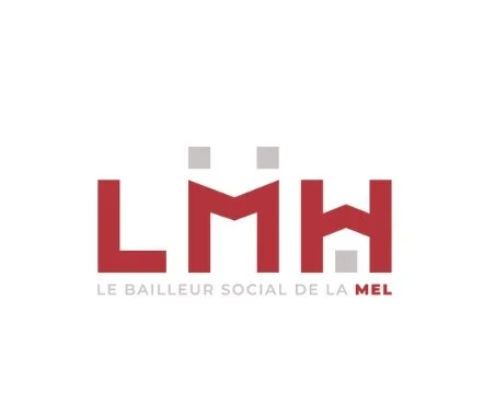 Logo LMH avec la phrase 'Le BAILLEUR SOCIAL DE LA MEL' en dessous.