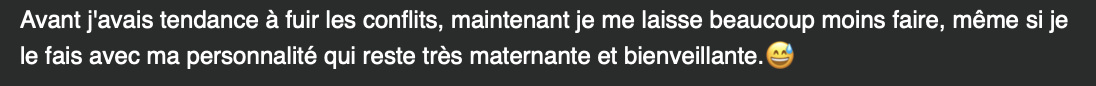 Avis d'une cliente sur son ADN minéral