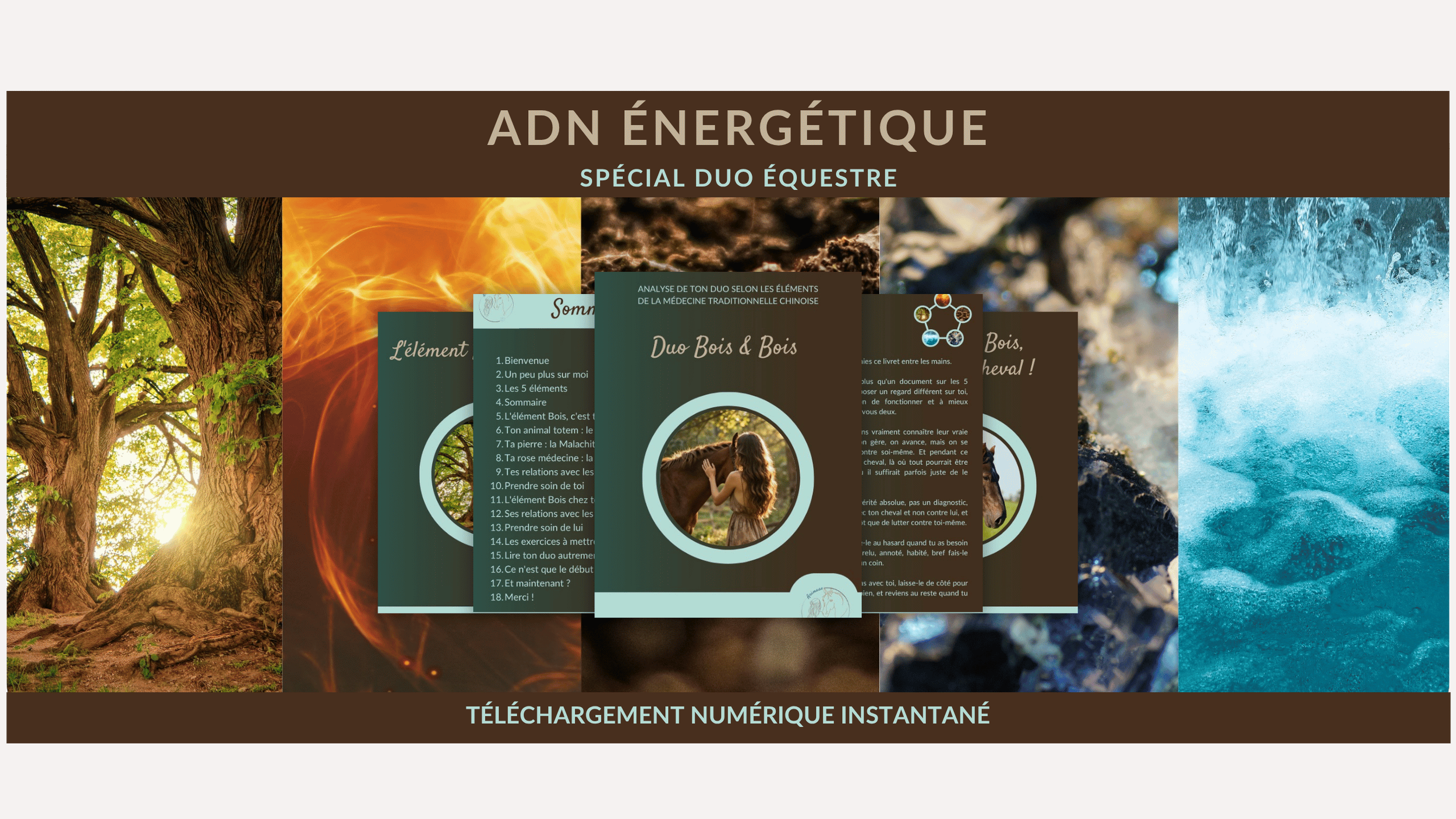 Choisis directement la combinaison de ton duo et télécharge ton ADN énergétique