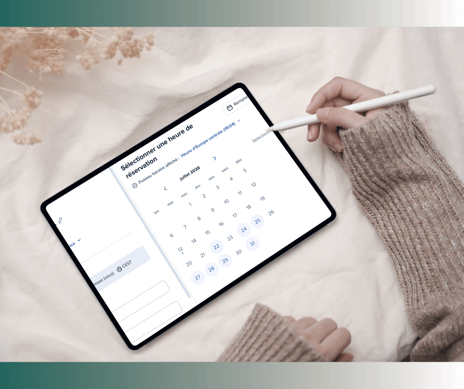 Réservation d'une séance ADN Minéral en visio via Calendly