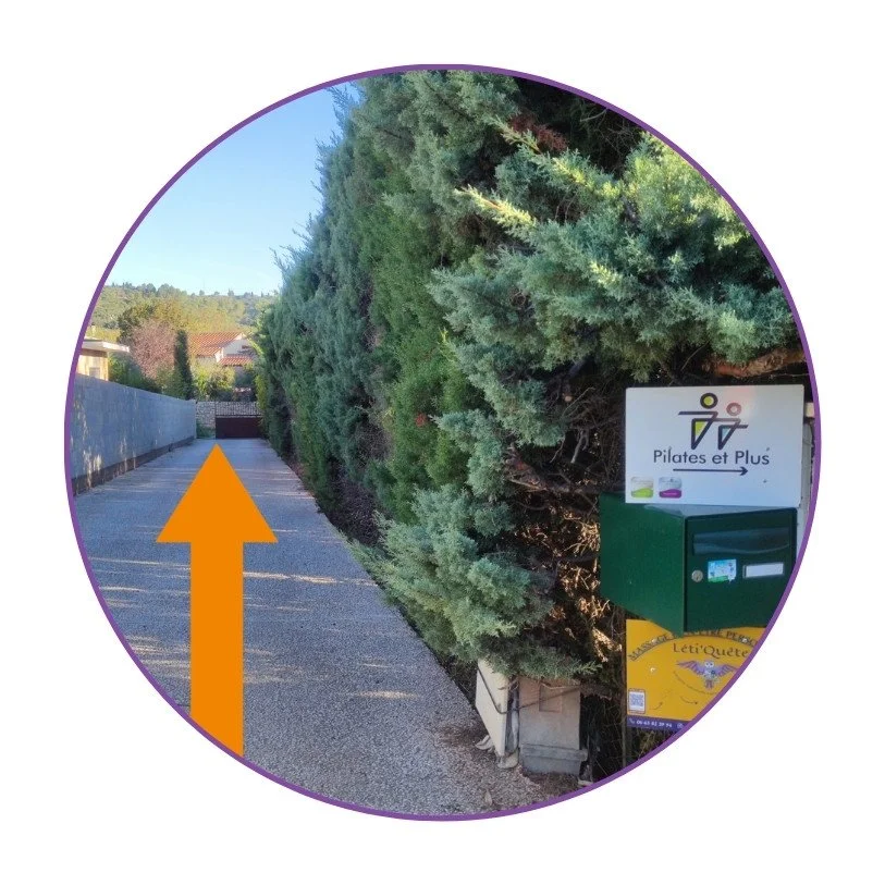 Accès au cocon Pilates et Plus à Clermont-l’Hérault — massage bien-être Léti’Quête en avril 2026