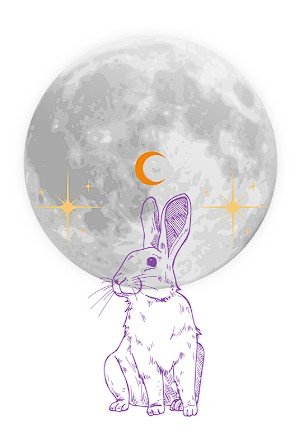Illustration de la Lune du Lièvre, pause Voie Lac’Thé de Léti’Quête en mai 2026