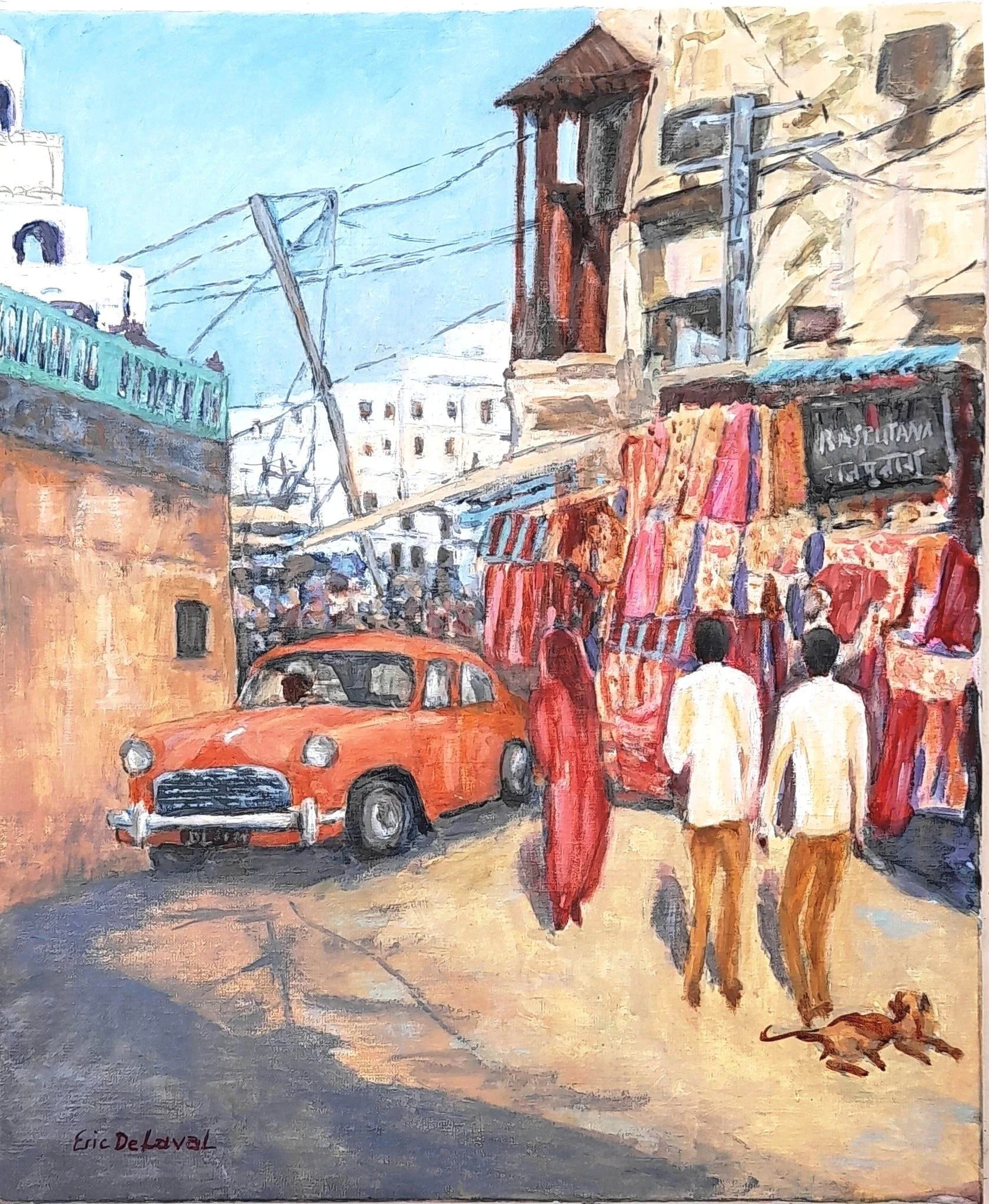 The orange Ambassador, 55x46 cm