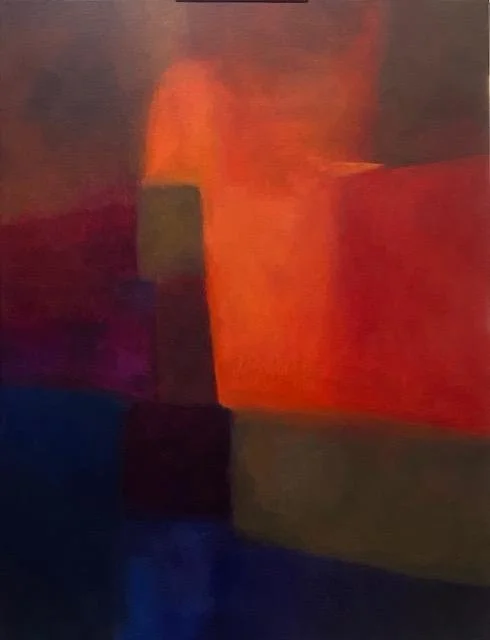 Apparitions acrylique sur toile 116x98 cm