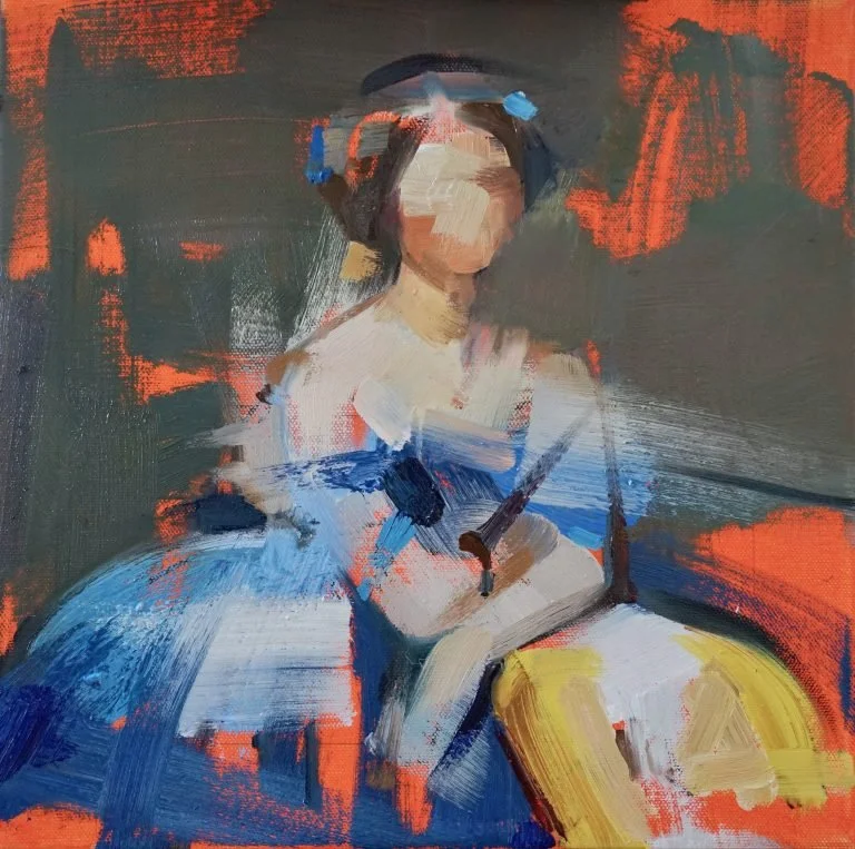 2020-Dragibus, d’après Ingres � 30 x 30 cm � 2020.jpg