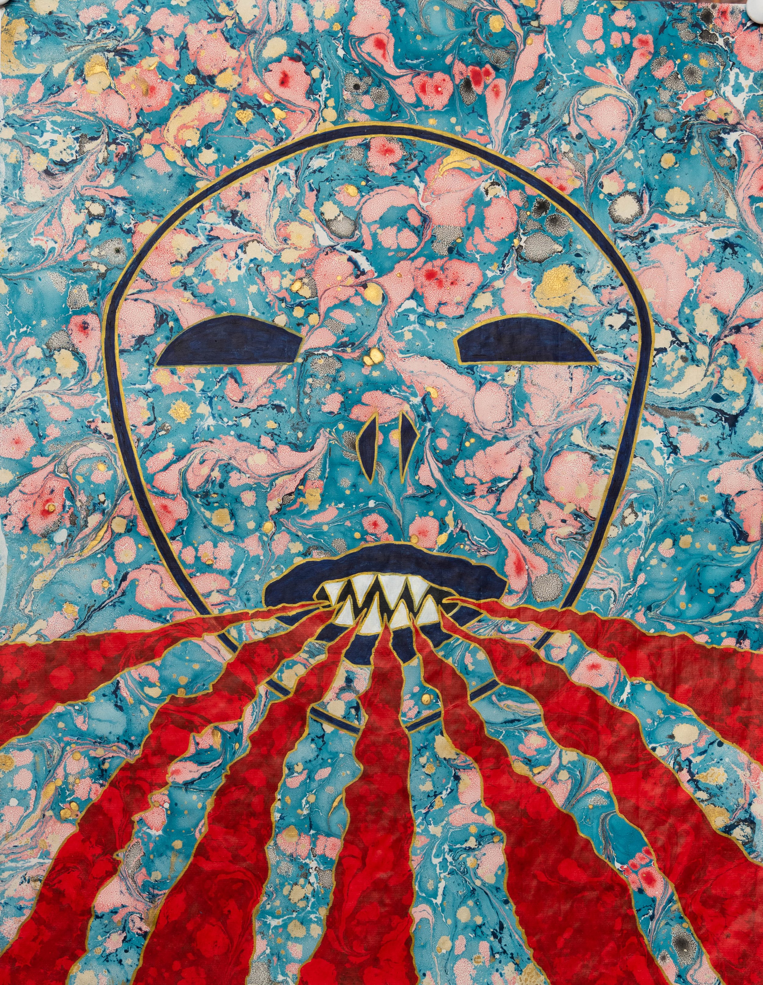 Alycastre, eat them all, mixed media 