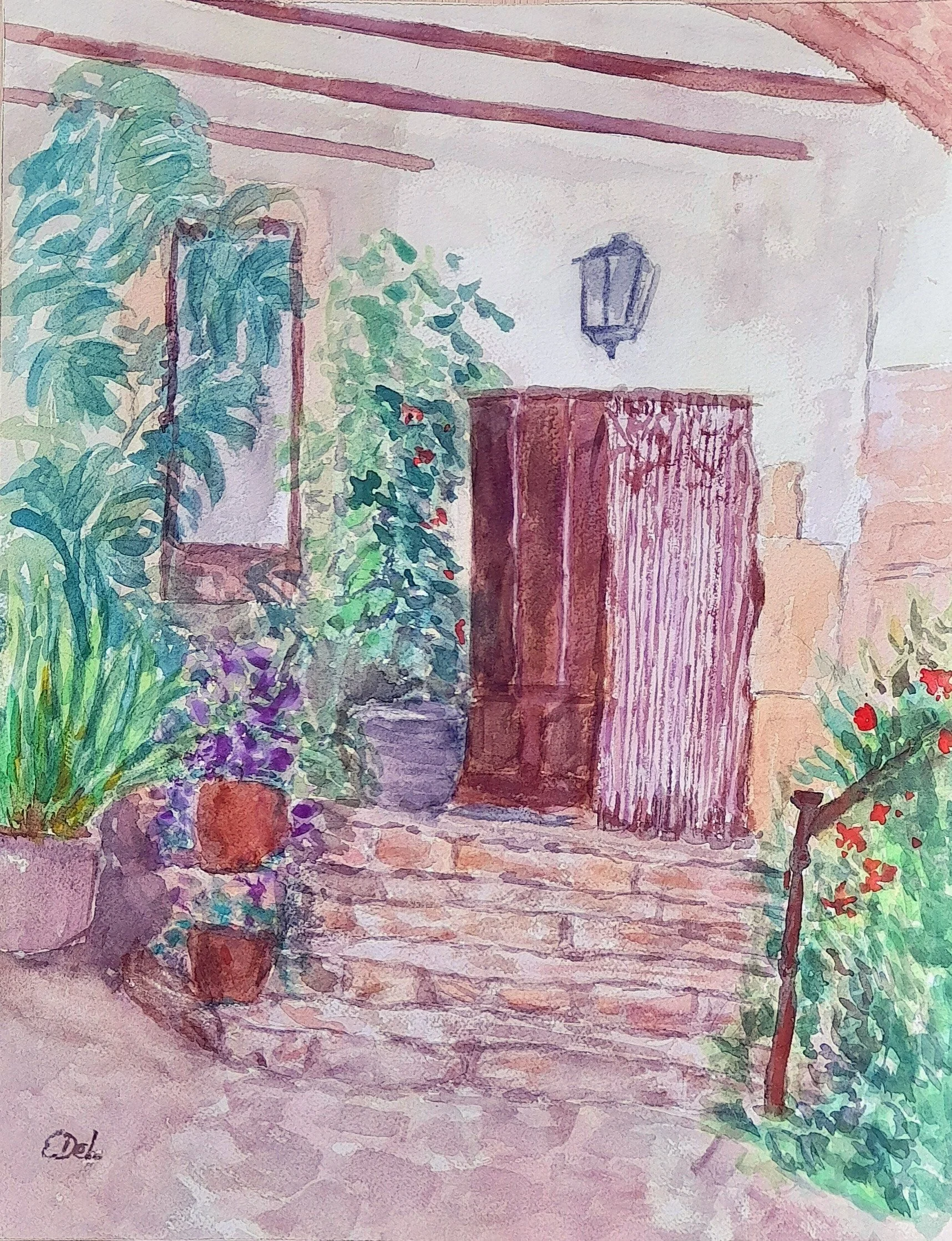 Le porche, maison catalane