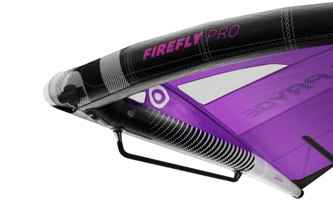 NeilPryde FireFly Pro Wing purple pink Detail Leading Edge