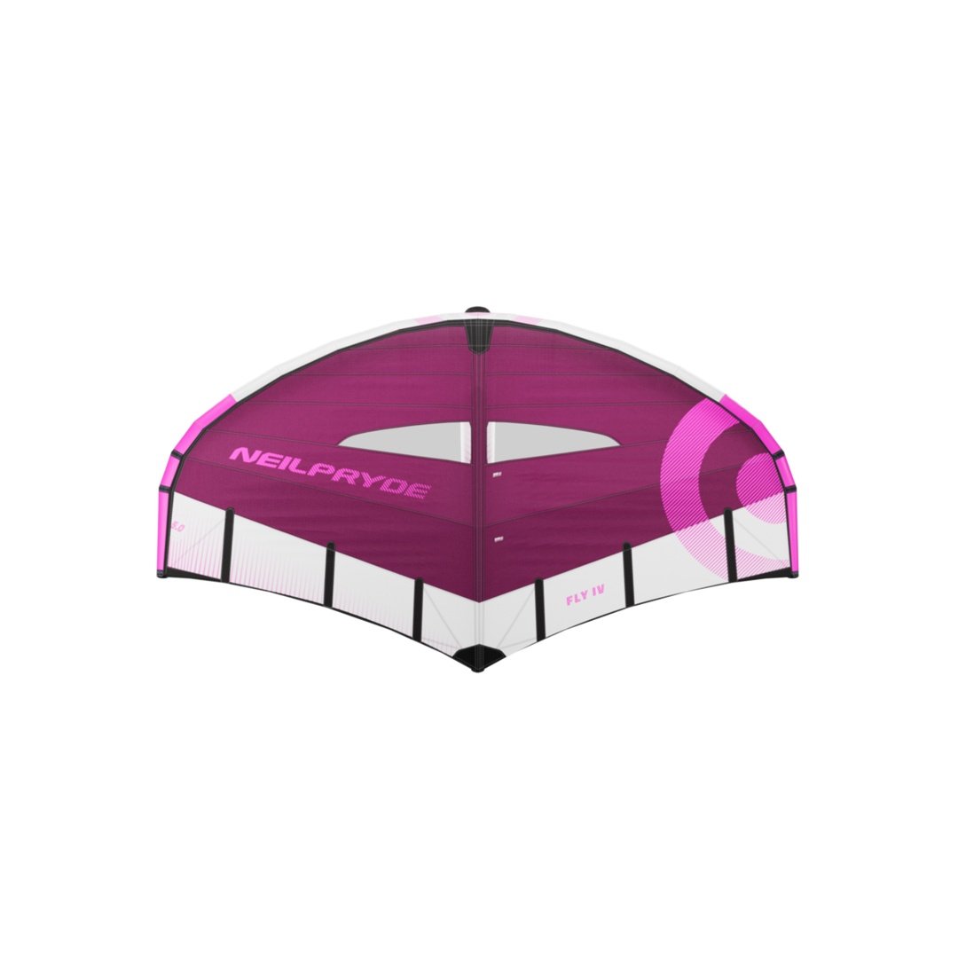 NeilPryde Fly IV Wing berry pink – Oberseite Gesamtansicht