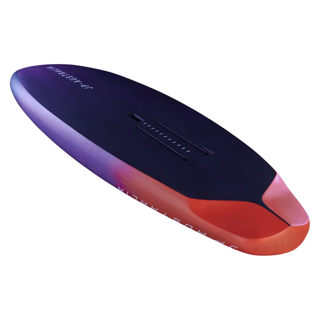 JP Australia M-Winger Pro Wingfoil Board – Unterseite schräg mit Foilbox