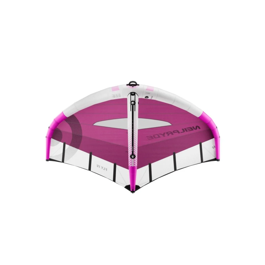 NeilPryde Fly IV Wing berry pink – Unterseite Mittelstrut Detail