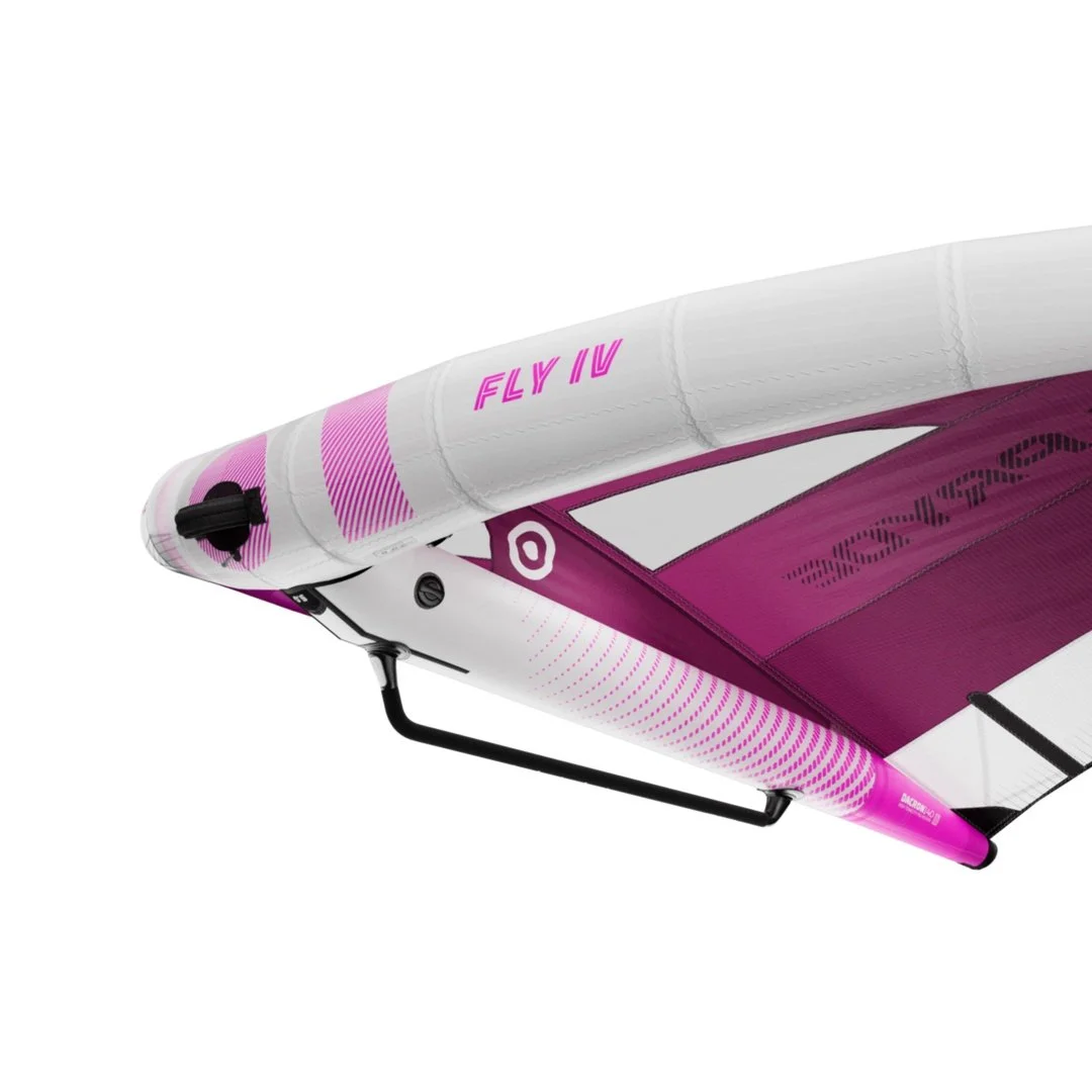 NeilPryde Fly IV Wing berry pink – Detail Fronttube und Handles