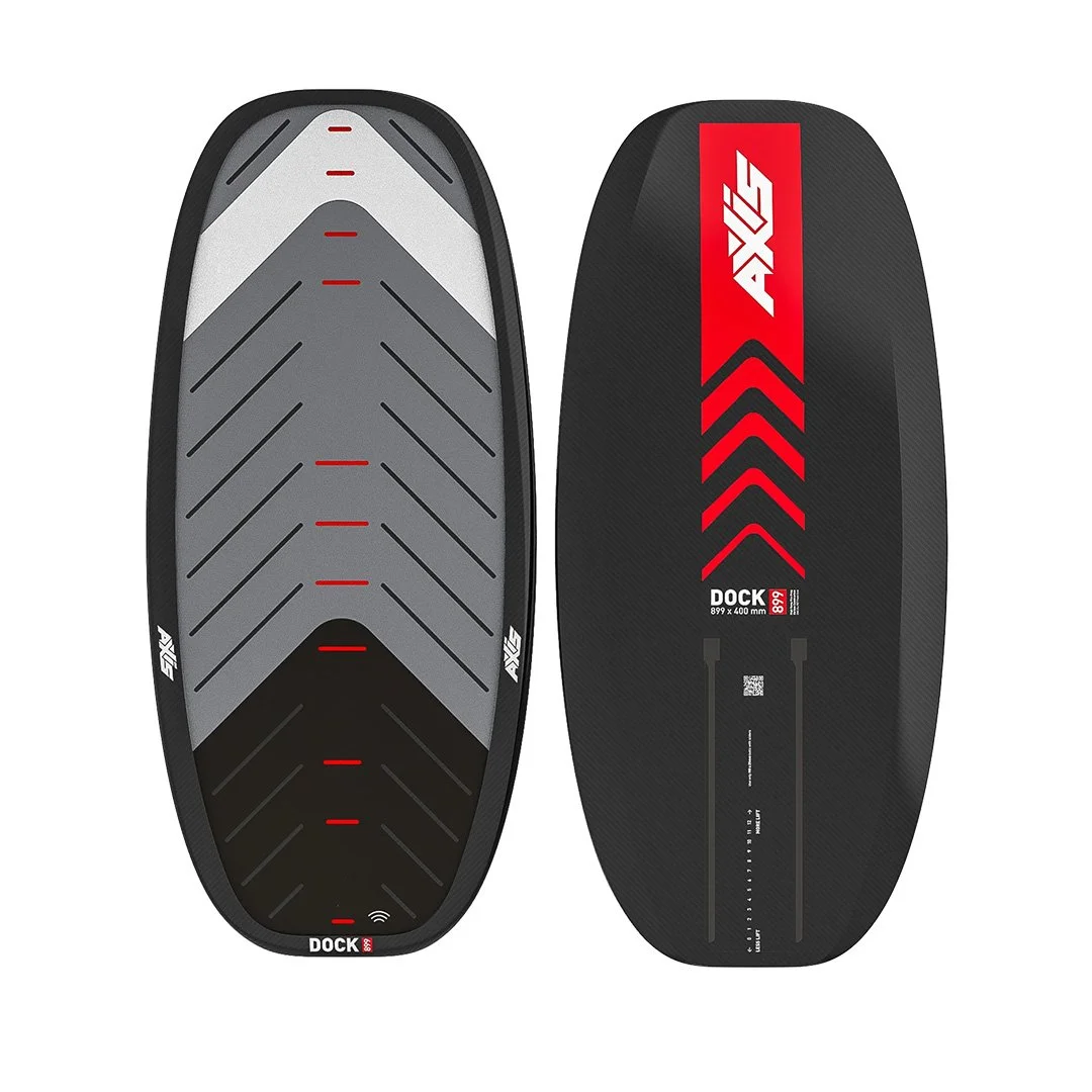 Axis Dock 899 Carbon Pumpfoil Board Ansicht Vorderseite und Hinterseite.jpg