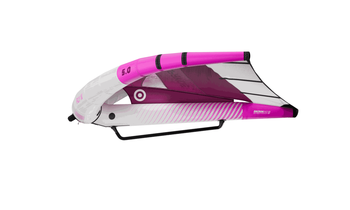 NeilPryde Fly IV Wing – Seitenansicht mit sichtbarer Profilform und Leading Edge