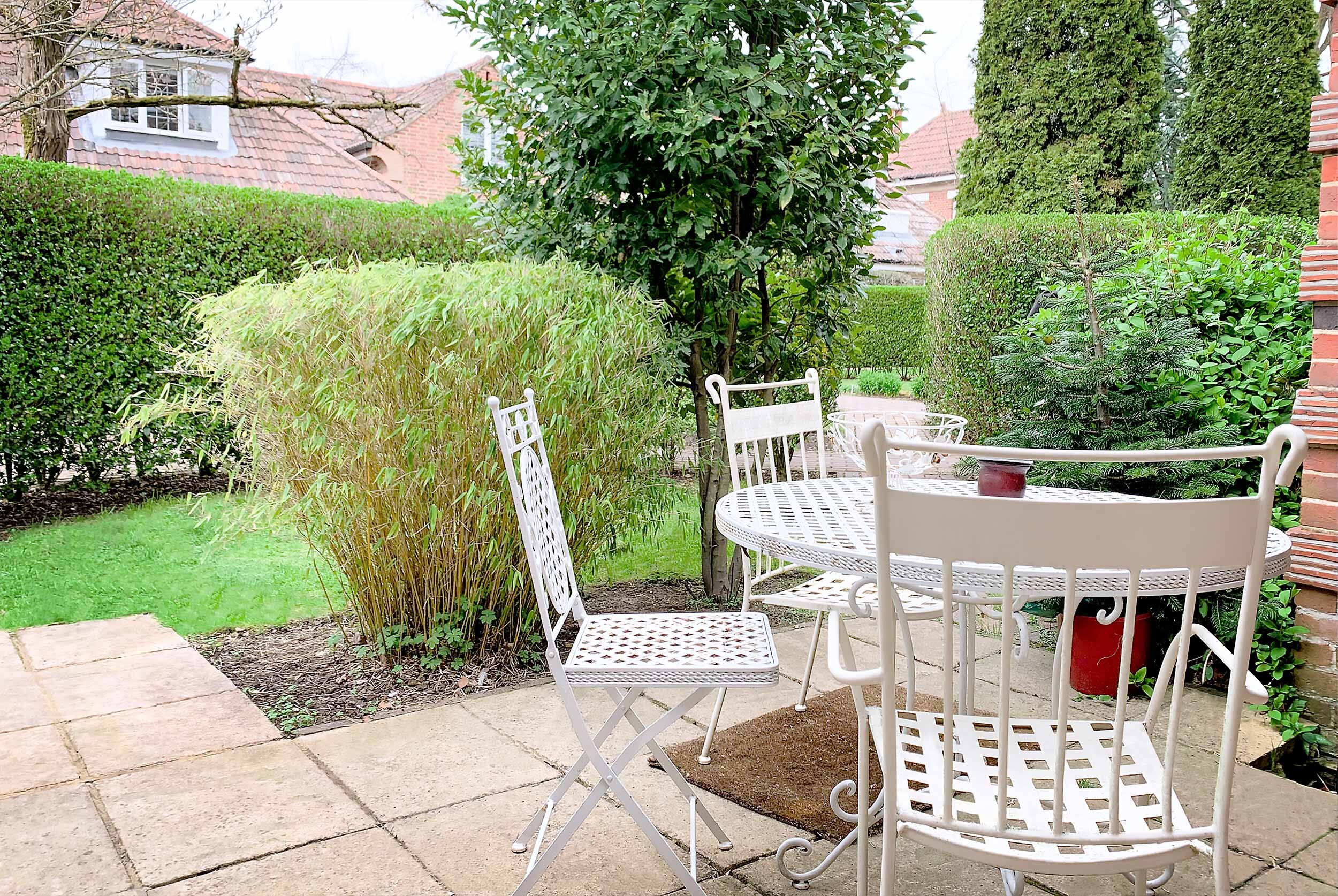 Typical patio area