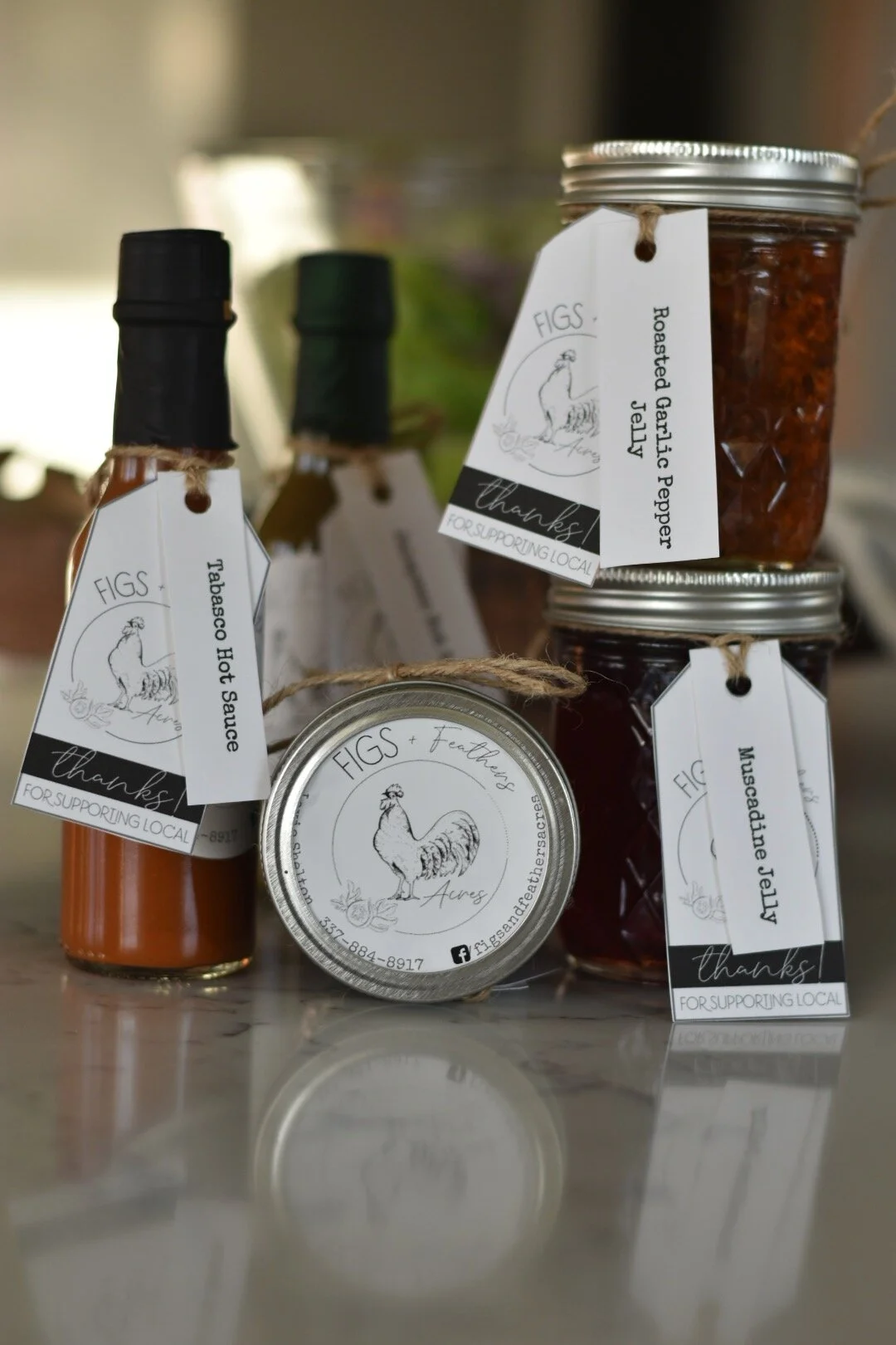 She shared the logo and branded her products and another local farmer/friend reached out for me to create hers.