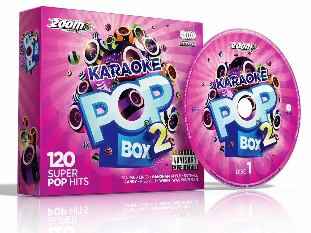 Zoom Karaoke CD+G Disc Pop Chart Picks 2022 (Part 1) 15 Big Pop