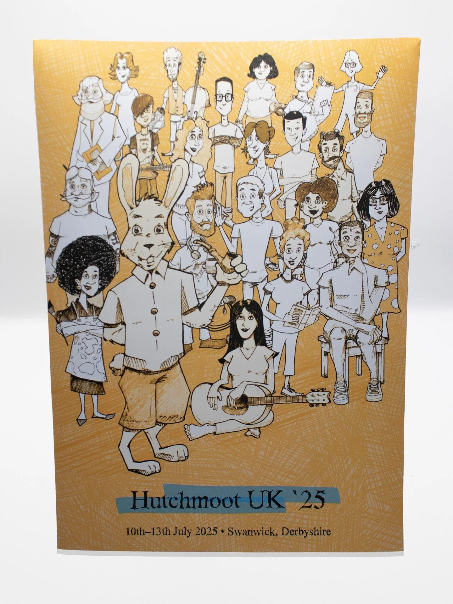 Illustrated all the branding for Hutchmoot UK 2025. 