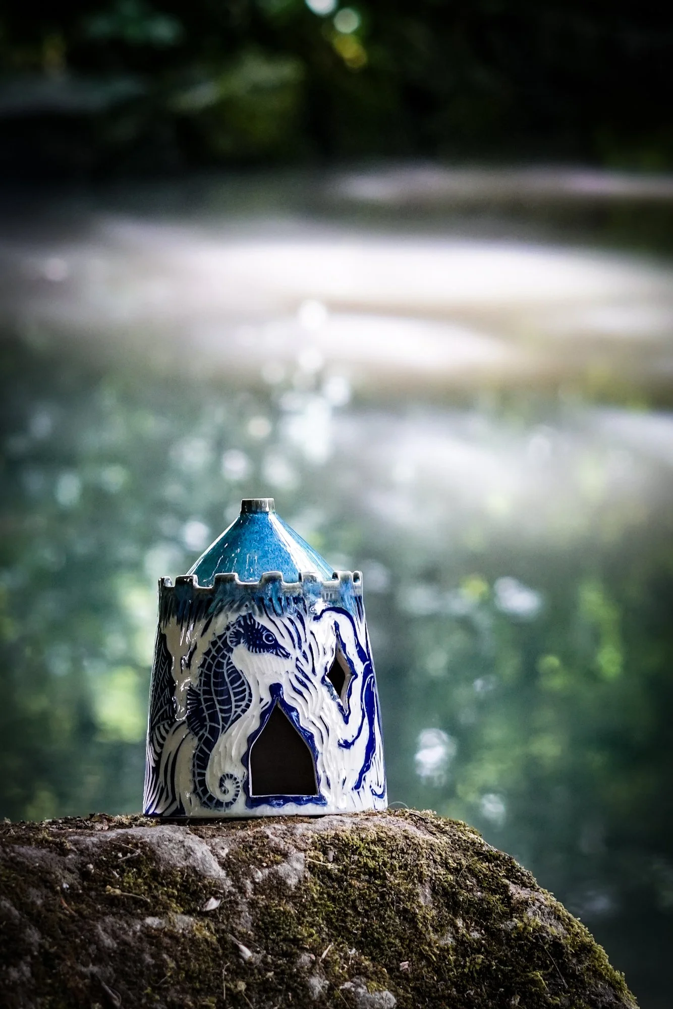 Large Incense Castle - Ocean