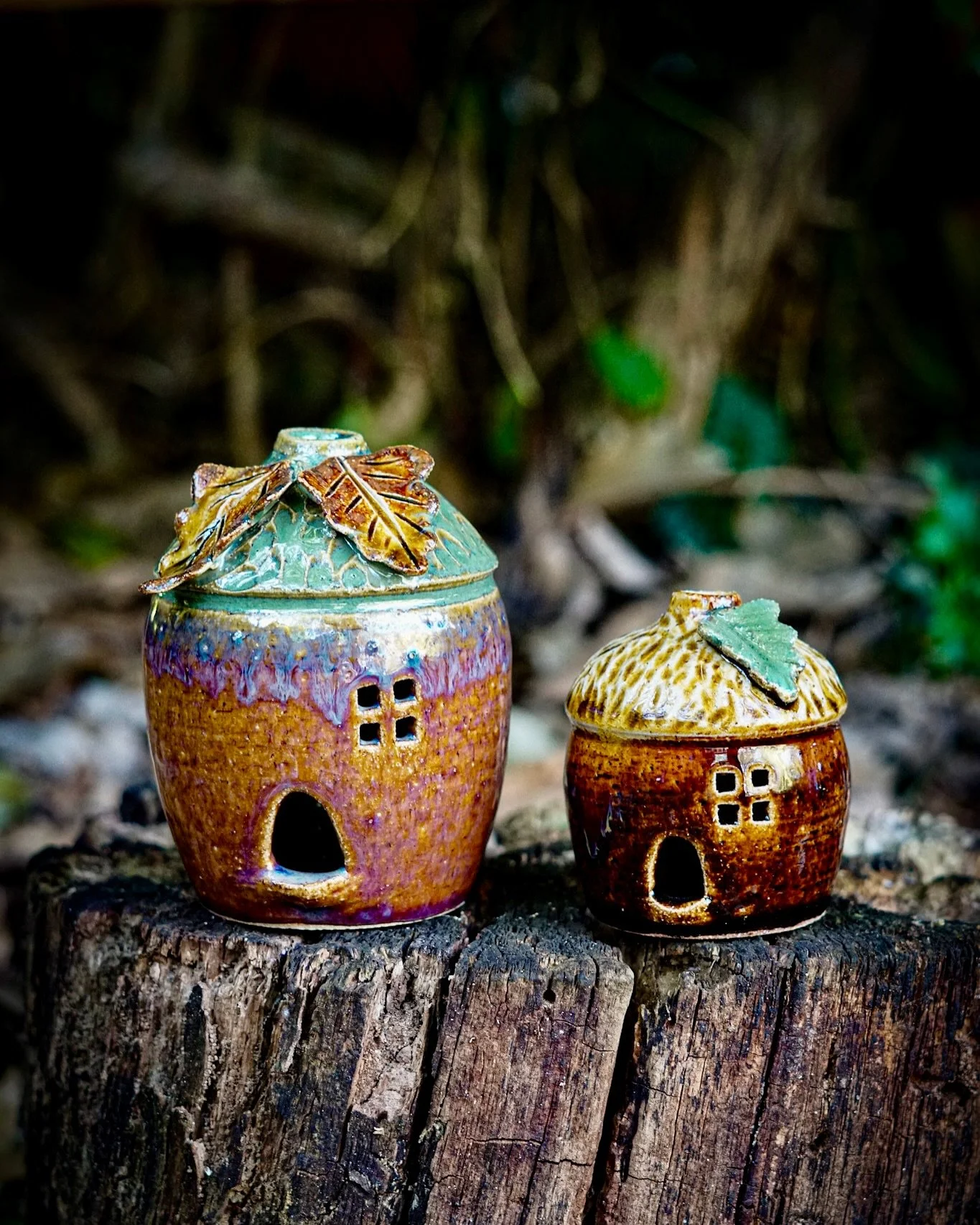 🍄 The Enchanted Forest collection has some new members 🐿️ 

A little look at some pieces I&rsquo;m developing for the next Kiln Opening. Expect to see lots of acorns and mushrooms 🍄 they work with incense, lights, and hanging decorations! 

Which 
