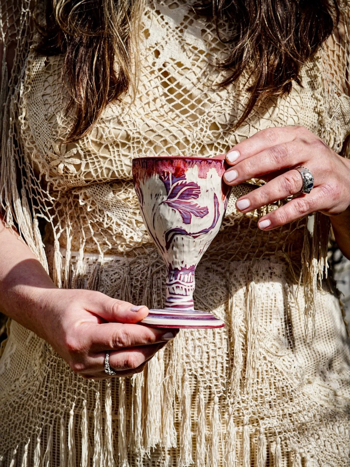 All of the Fabled Earth Collection is out of the kiln ready for my first Folklore inspired Kiln Opening on Sat 4th April 🥳

I explored lots of sgraffito carving for this collection as it reminded me of the block printed illustrations that go along w