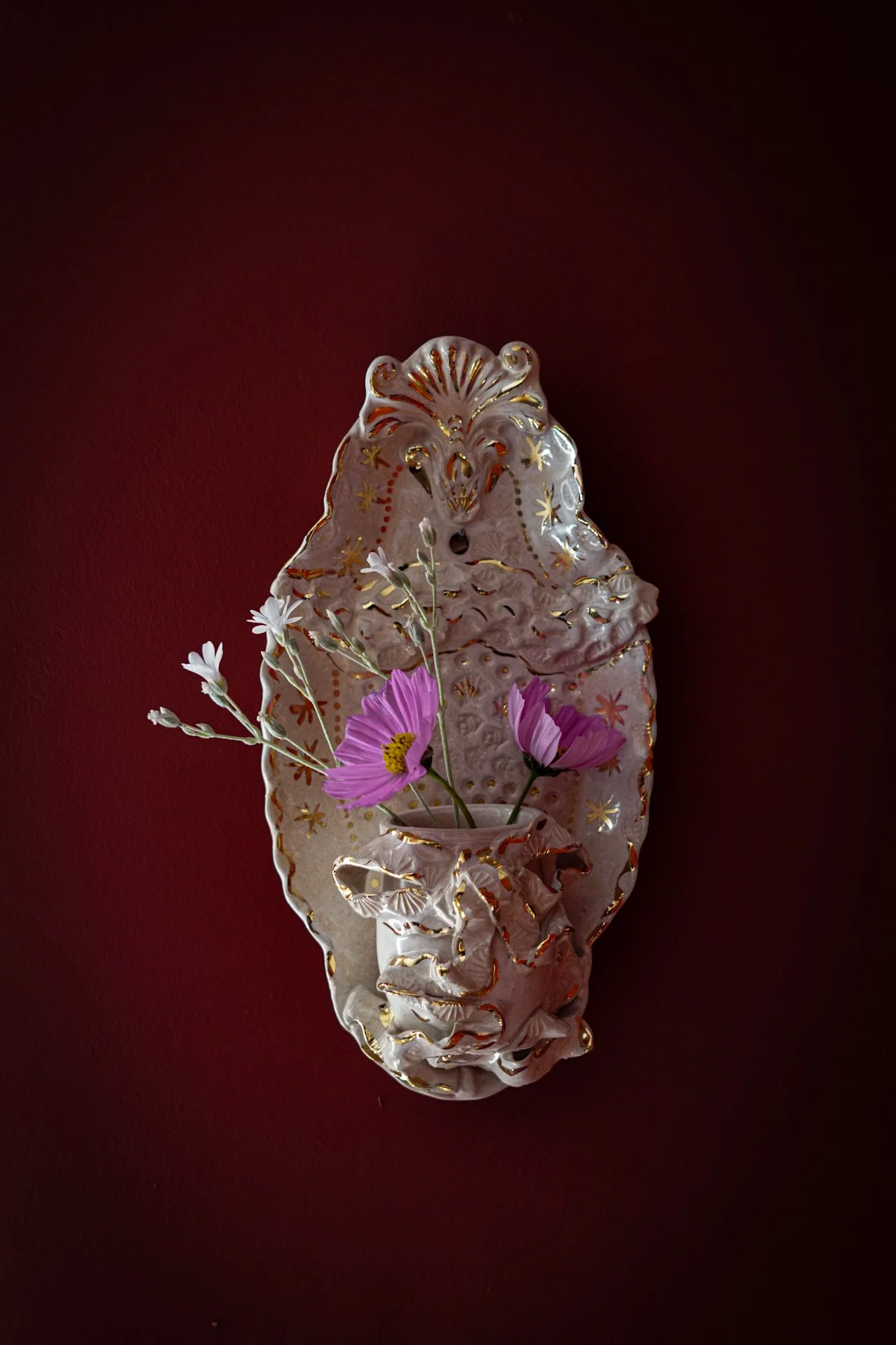 Wall Sconce - Gilded Vase